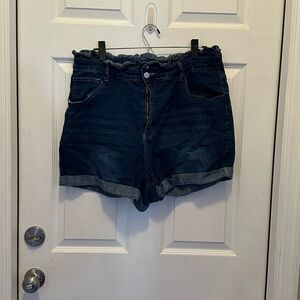 SHEIN Paper Bag Jean Shorts Size 3XL
